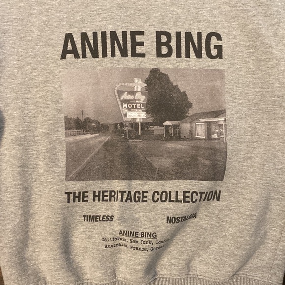Anine Bing Sweatshirt size small - Picture 2 of 3